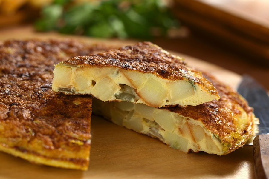 Tortilla Espanola Spanyol omlett