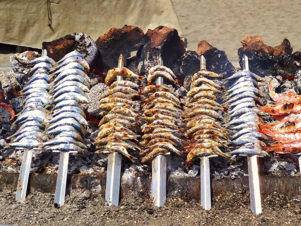 Espeto de sardinas