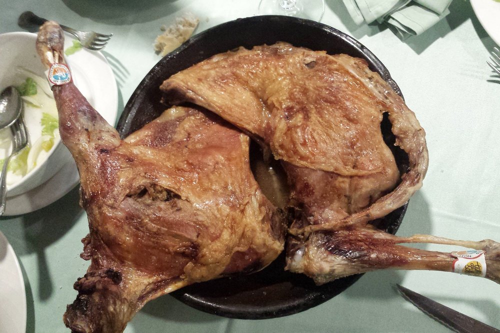 Lechazo asado