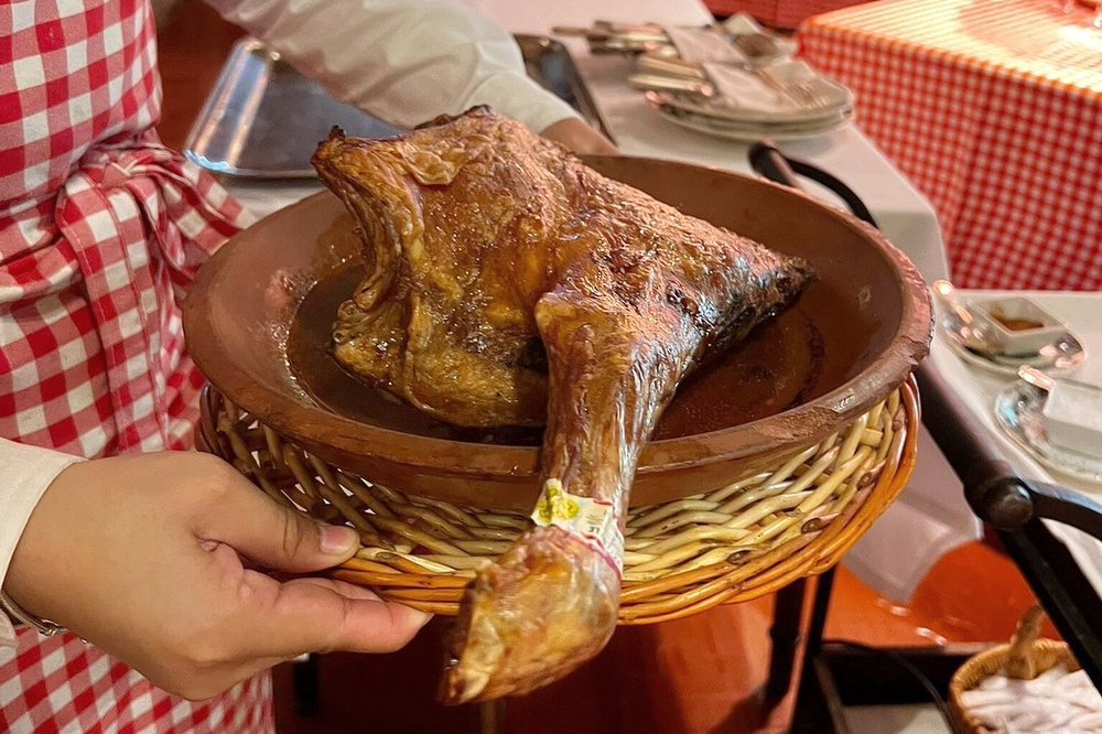 Lechazo asado