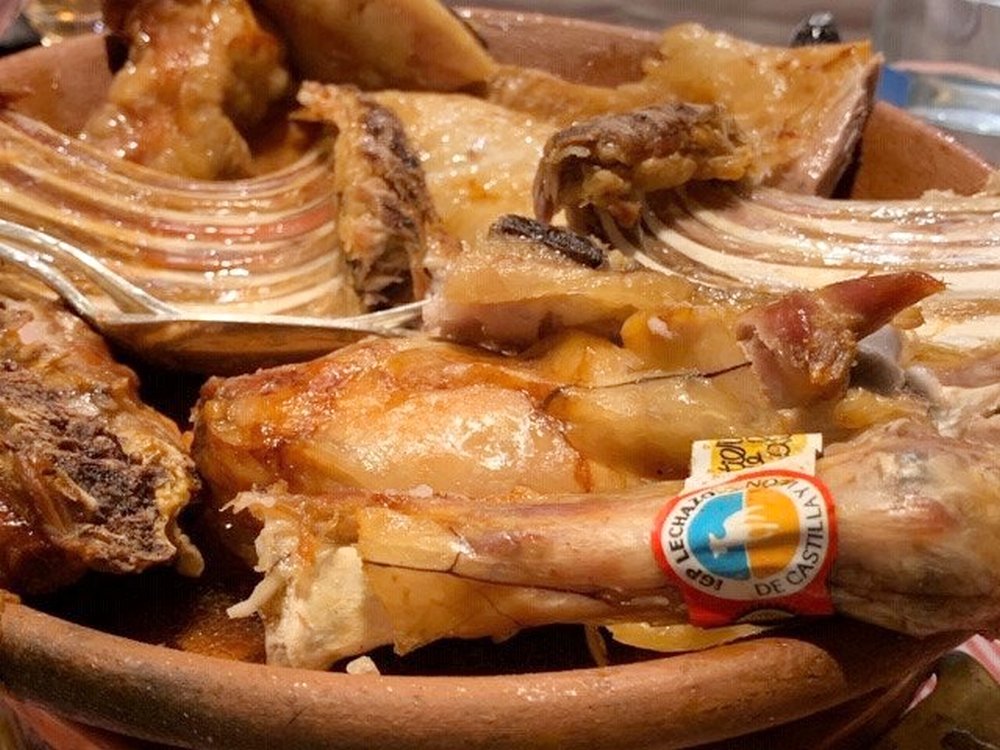 Lechazo asado