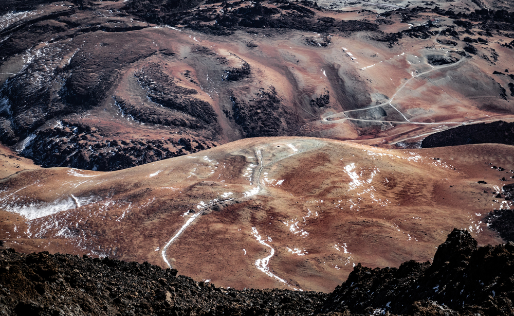 Teide tenerife vulkan lava