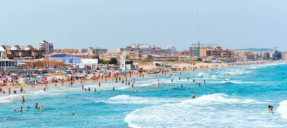 Torrevieja Playa de La Mata beach