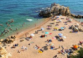 Costa Brava homokos tengerpart