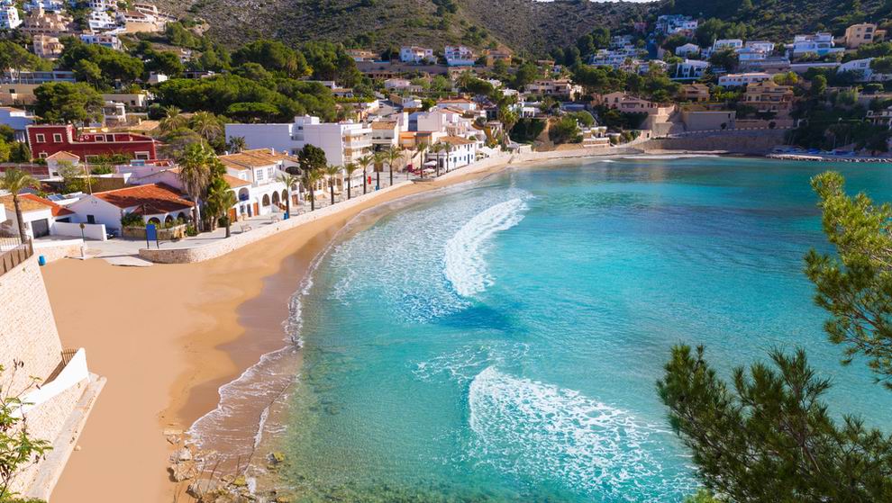 Moraira Portet beach
