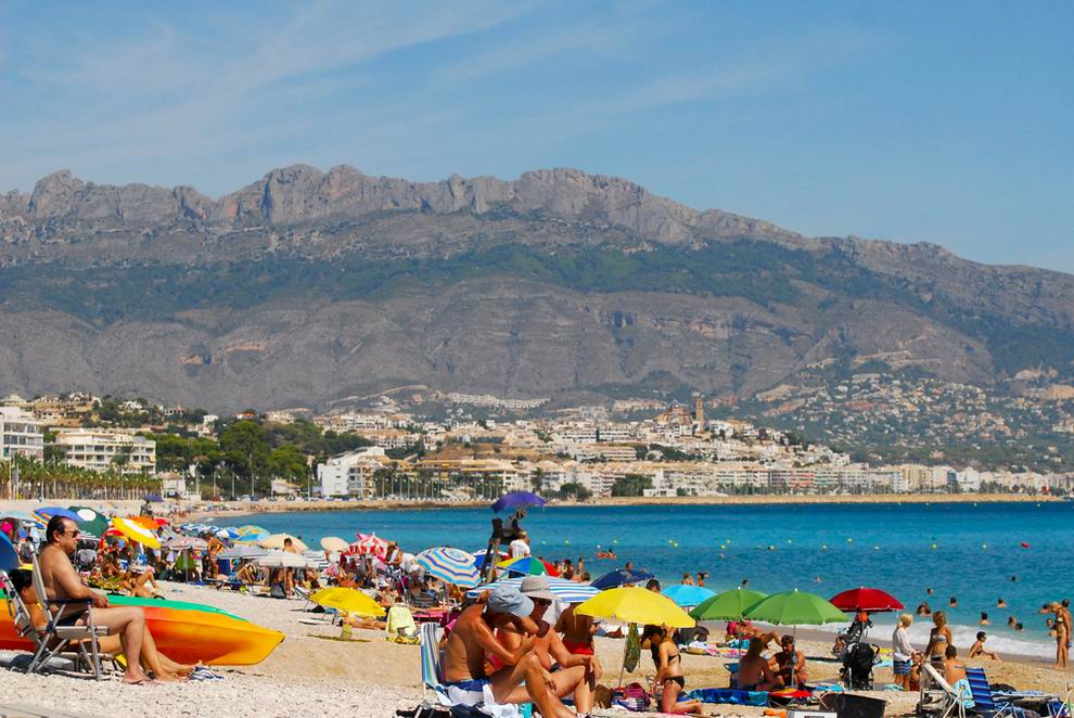 Playa del Albir - albir strandok